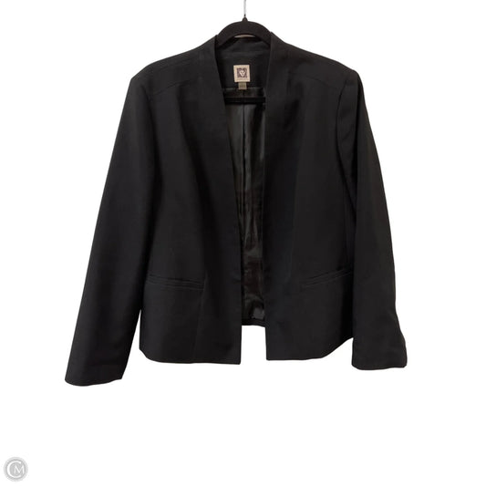 Blazer By Anne Klein In Black, Size: Xl