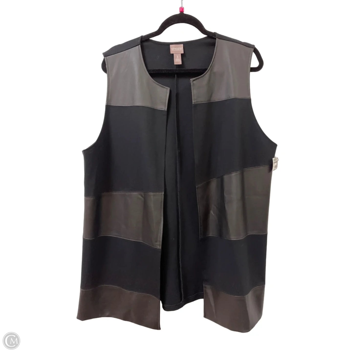 Vest Other By Chicos In Black, Size: Xl