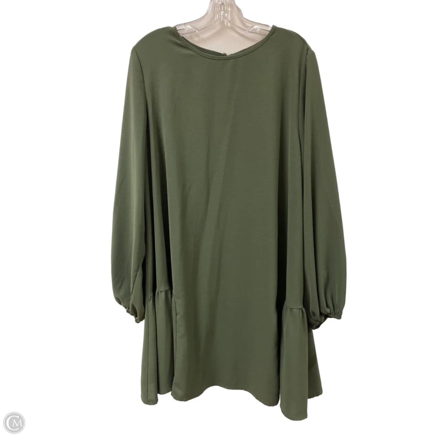 Dress Casual Midi By Shein In Green, Size: 1x