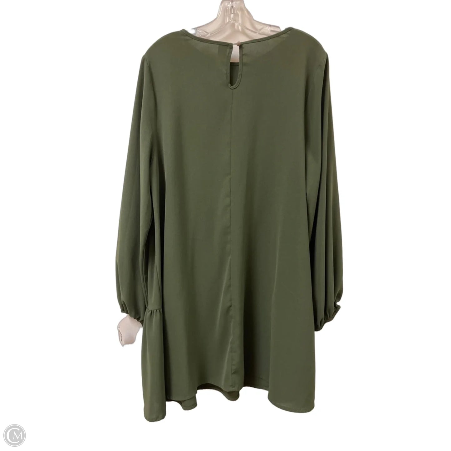 Dress Casual Midi By Shein In Green, Size: 1x