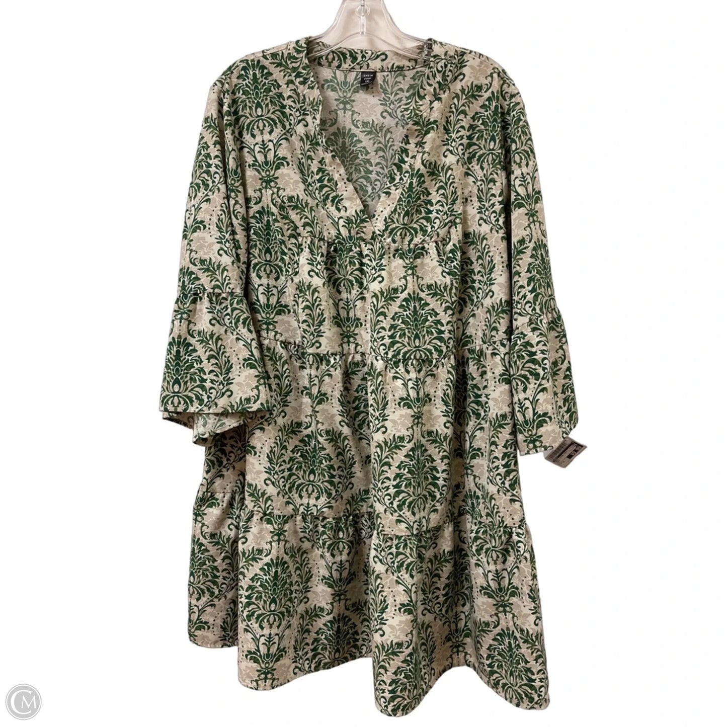Dress Casual Midi By Shein In Green, Size: 1x