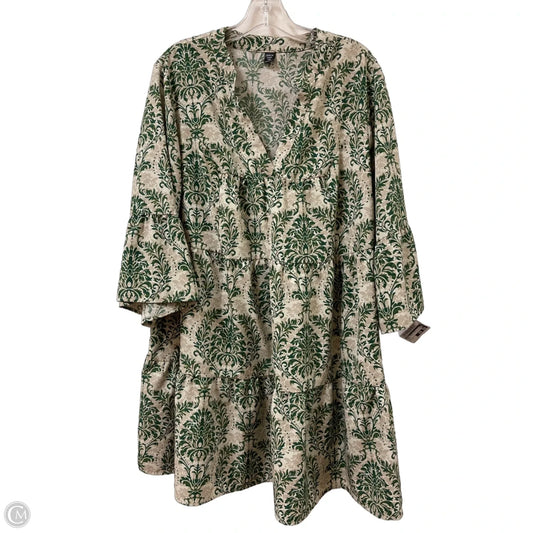 Dress Casual Midi By Shein In Green, Size: 1x