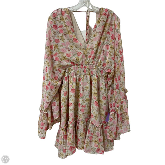 Dress Casual Short By Dress Forum In Floral Print, Size: L