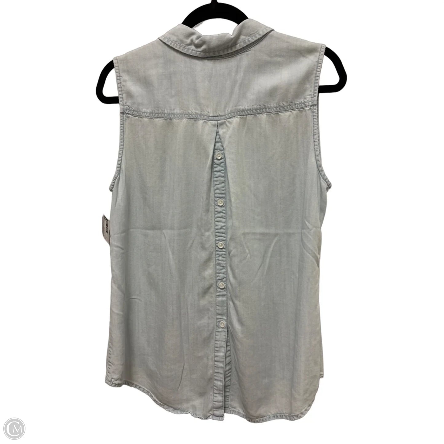 Top Sleeveless By Chicos In Blue, Size: L