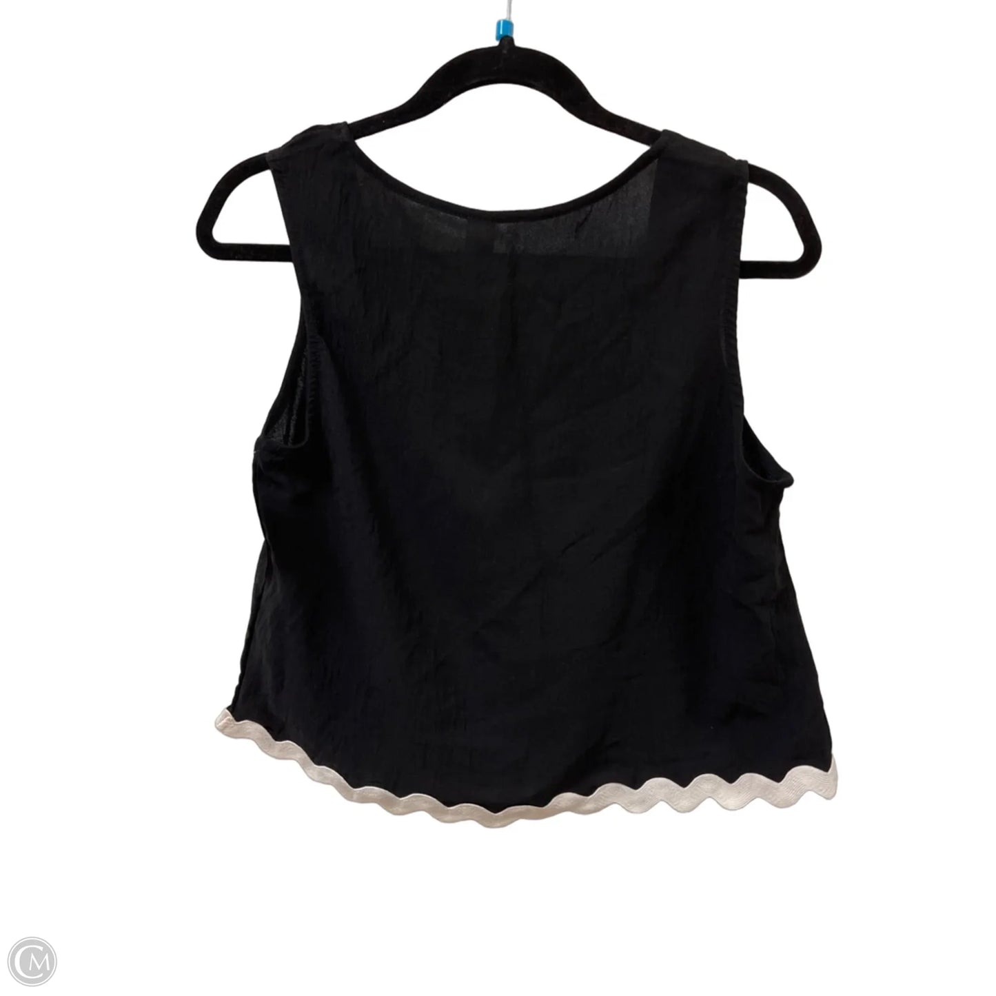 Top Sleeveless By Clothes Mentor In Black, Size: S