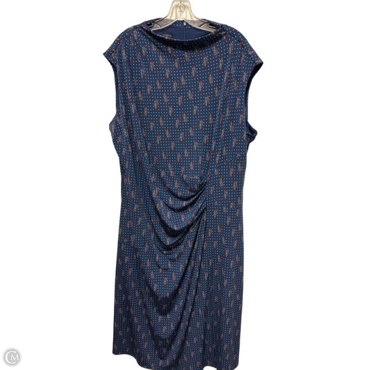 Dress Casual Maxi By Talbots In Blue, Size: 2x