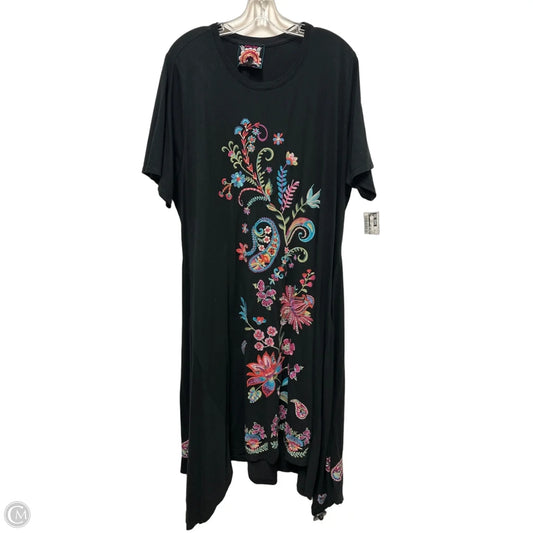 Dress Designer By Johnny Was In Black, Size: 2x
