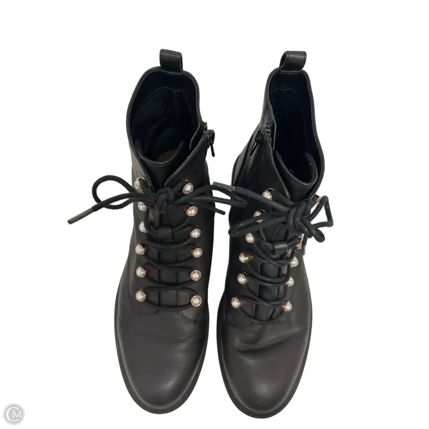 Boots Combat By Charter Club In Black, Size: 8.5
