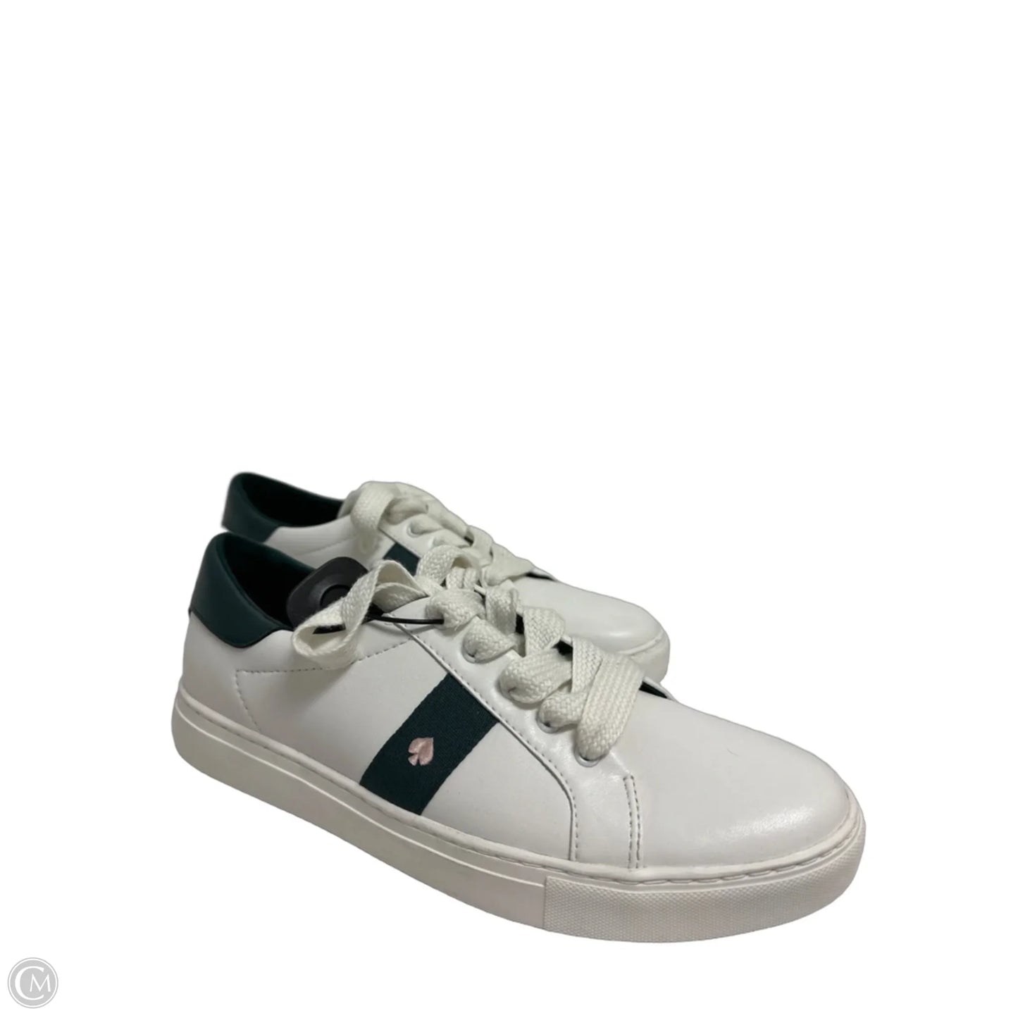 Shoes Designer By Kate Spade In Green & White, Size: 8.5