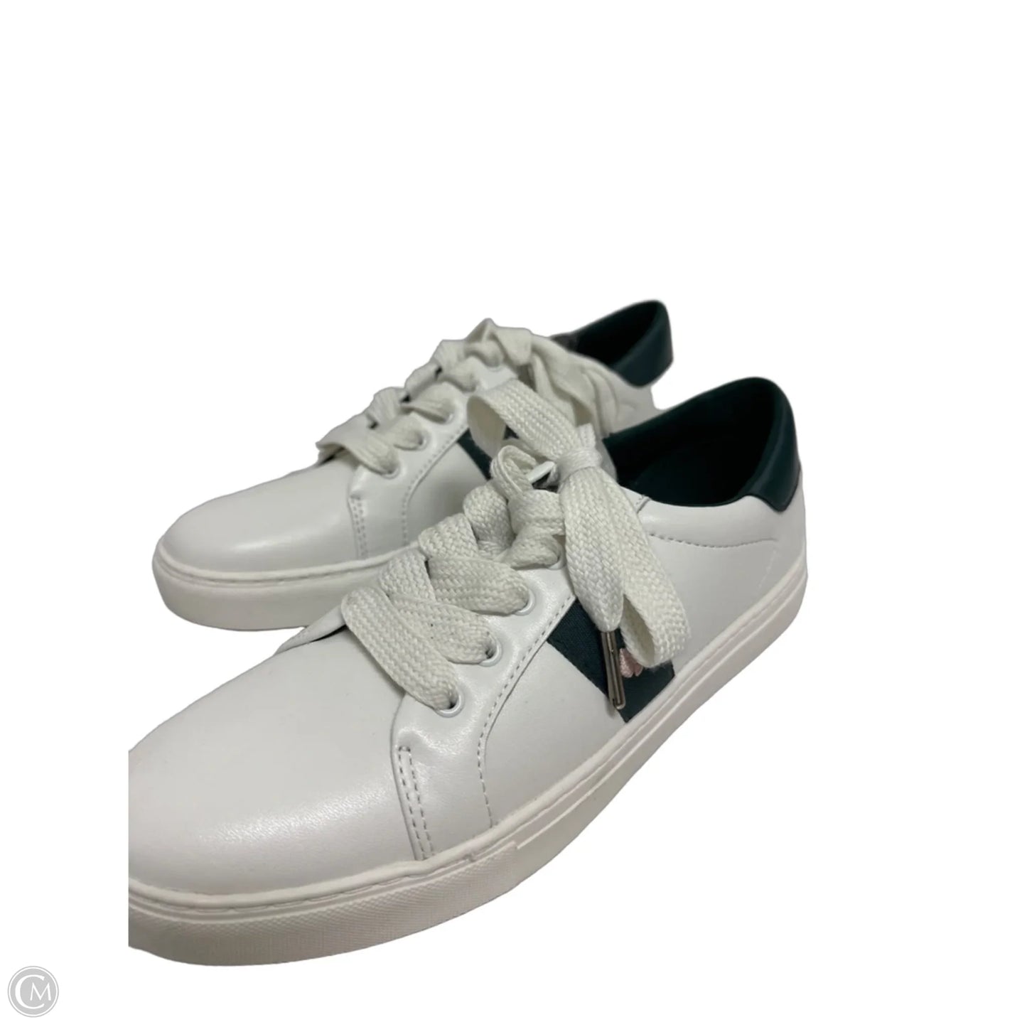 Shoes Designer By Kate Spade In Green & White, Size: 8.5
