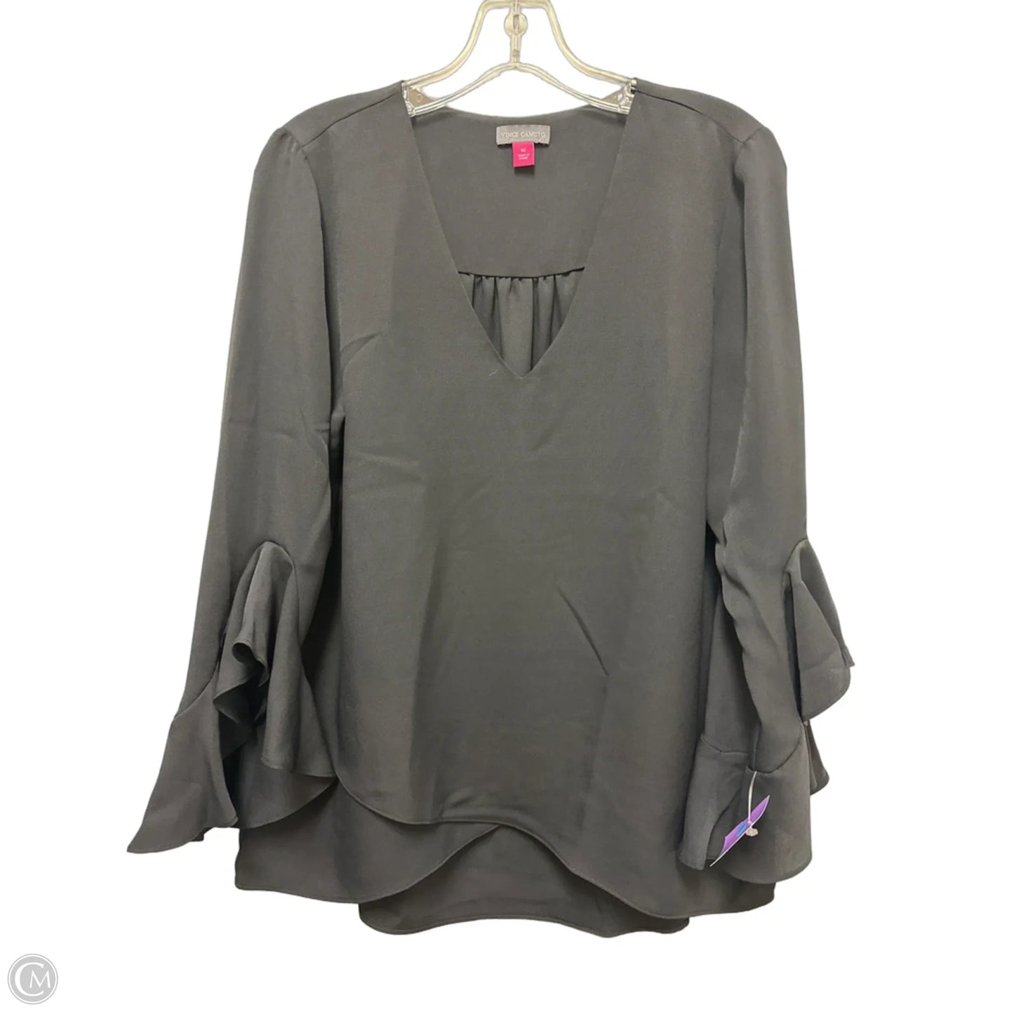 Top Long Sleeve By Vince Camuto In Black, Size: M