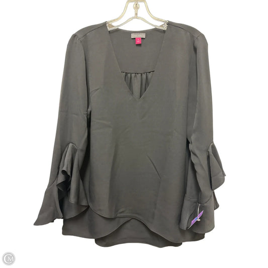 Top Long Sleeve By Vince Camuto In Black, Size: M