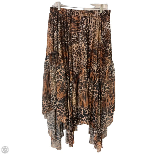 Skirt Maxi By Shein In Brown, Size: 16