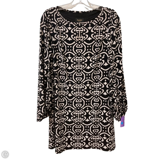 Dress Casual Midi By Laundry In Black & White, Size: S