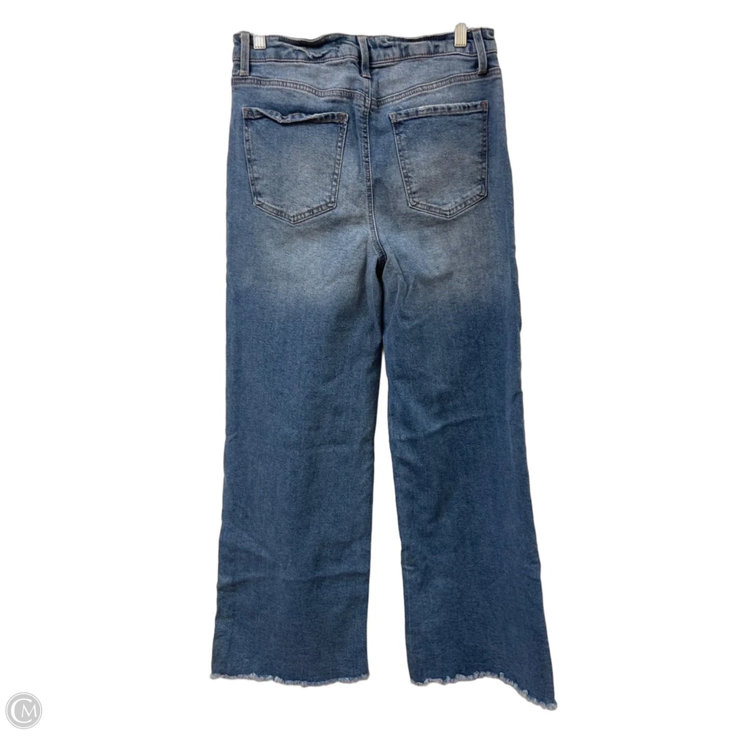 Jeans Wide Leg By Bcbgeneration In Blue Denim, Size: 8