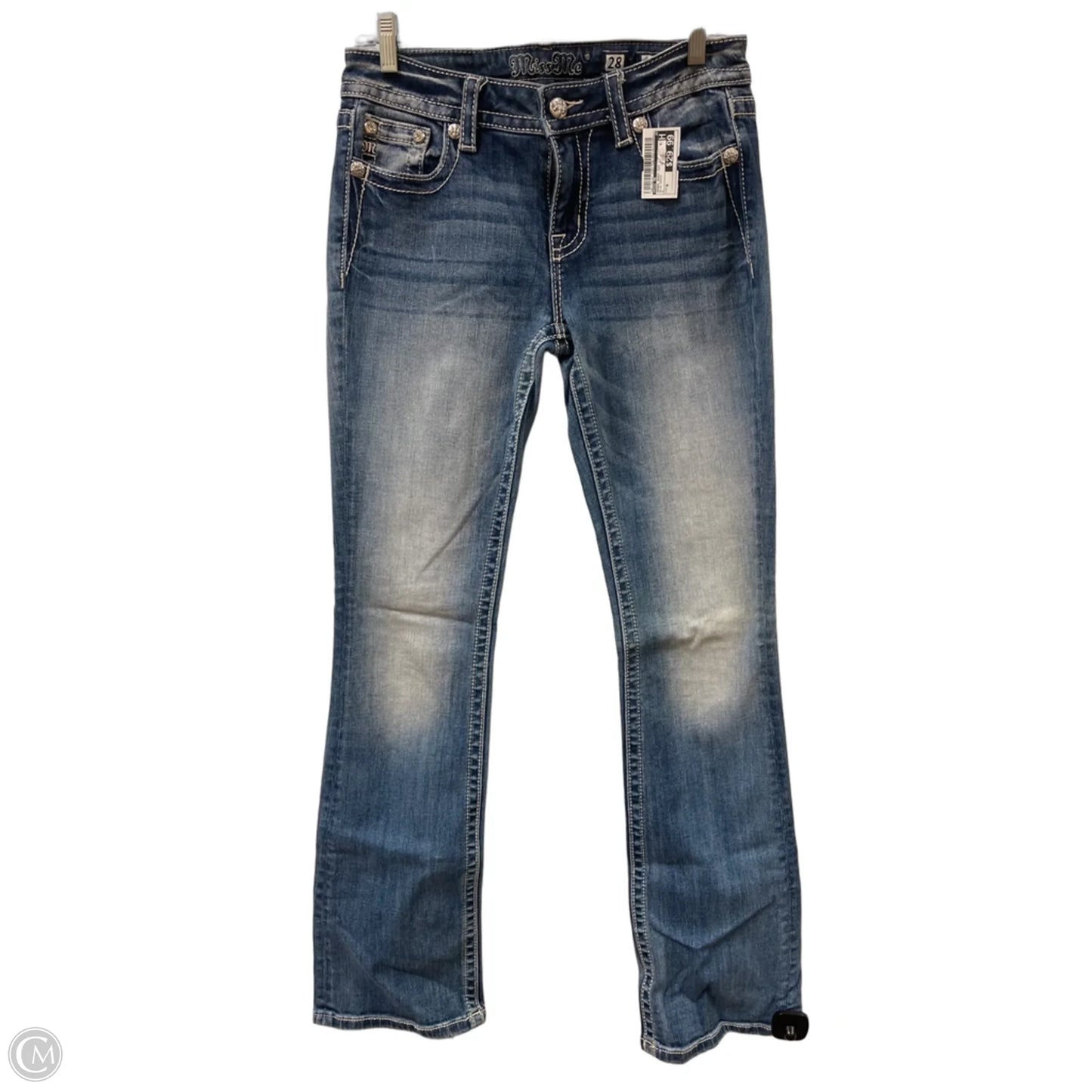 Jeans Boot Cut By Miss Me In Blue Denim, Size: 6