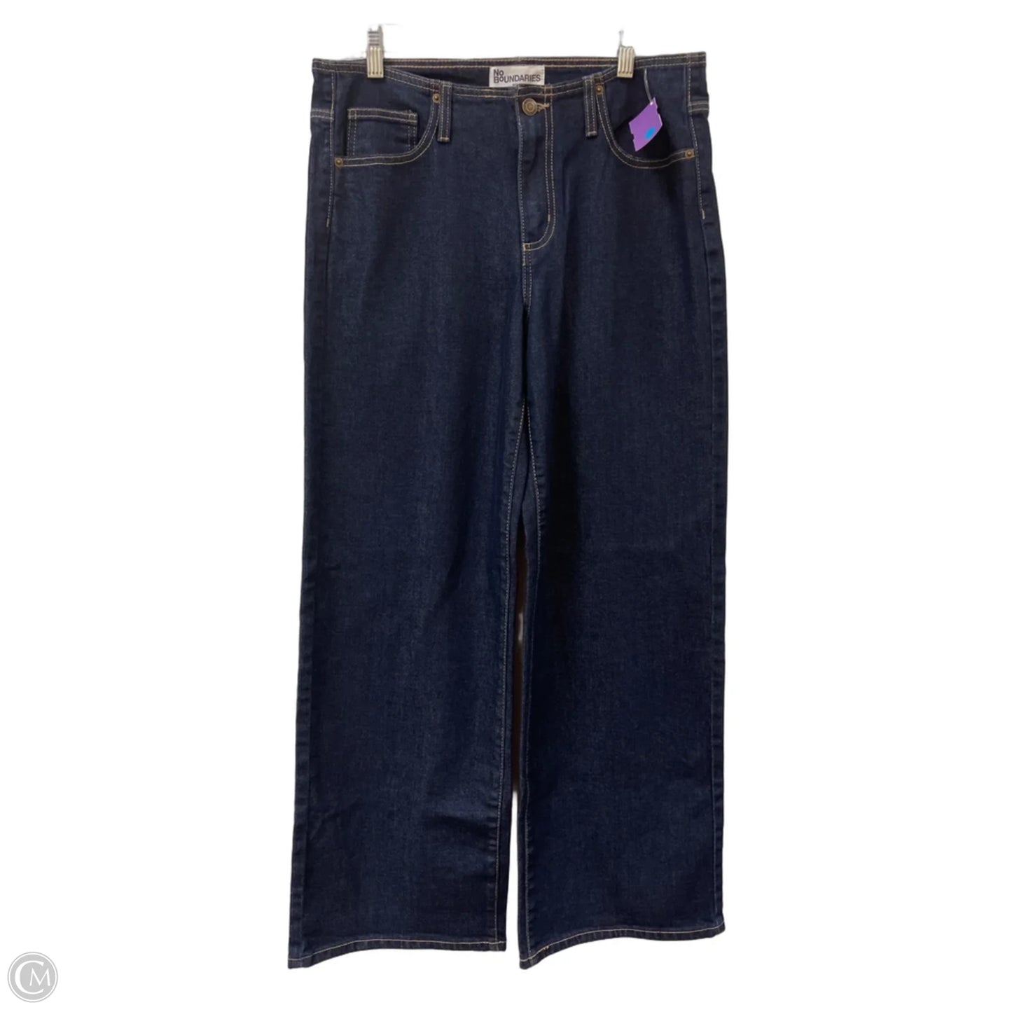 Jeans Wide Leg By No Boundaries In Blue Denim, Size: 10