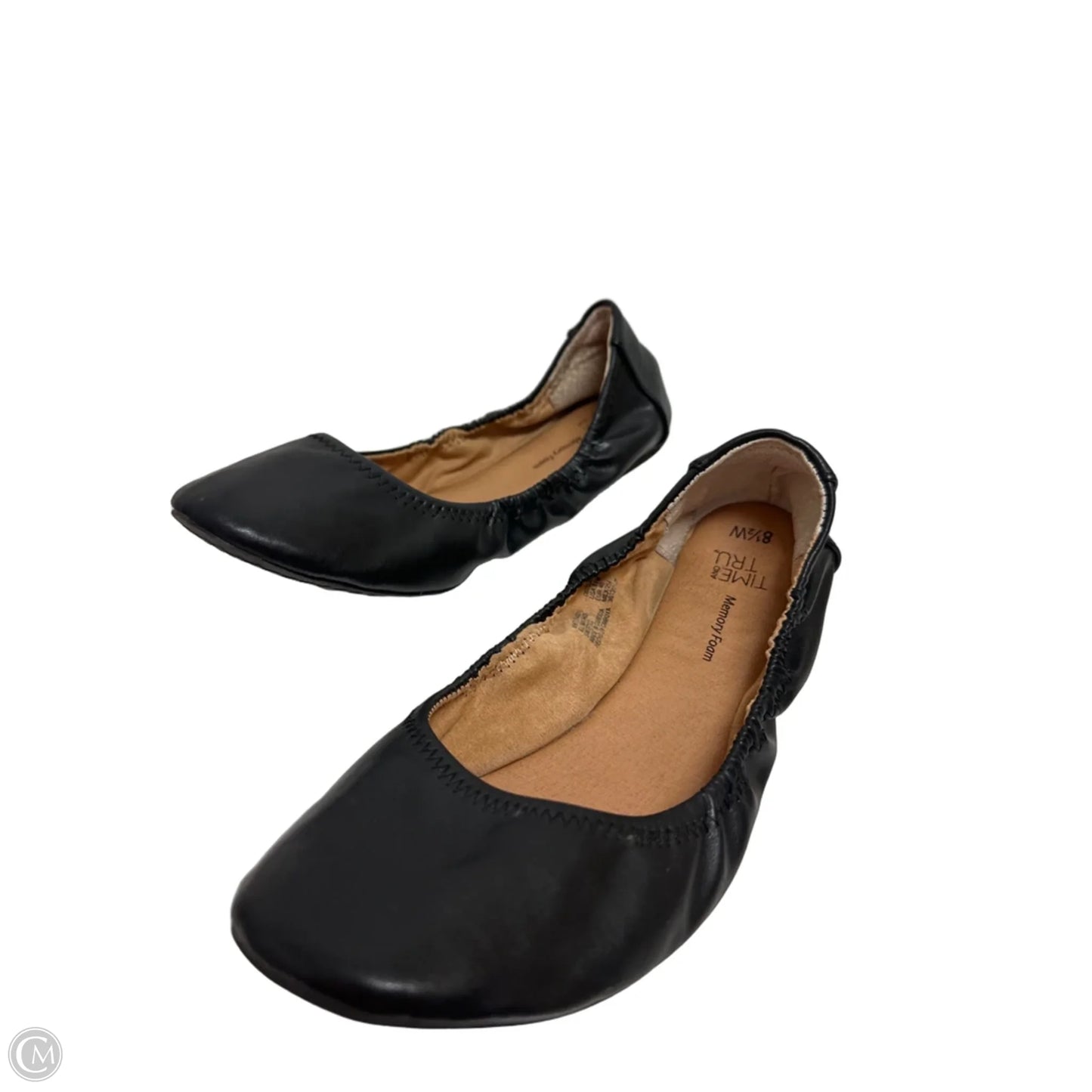 Shoes Flats By Time And Tru In Black, Size: 8.5