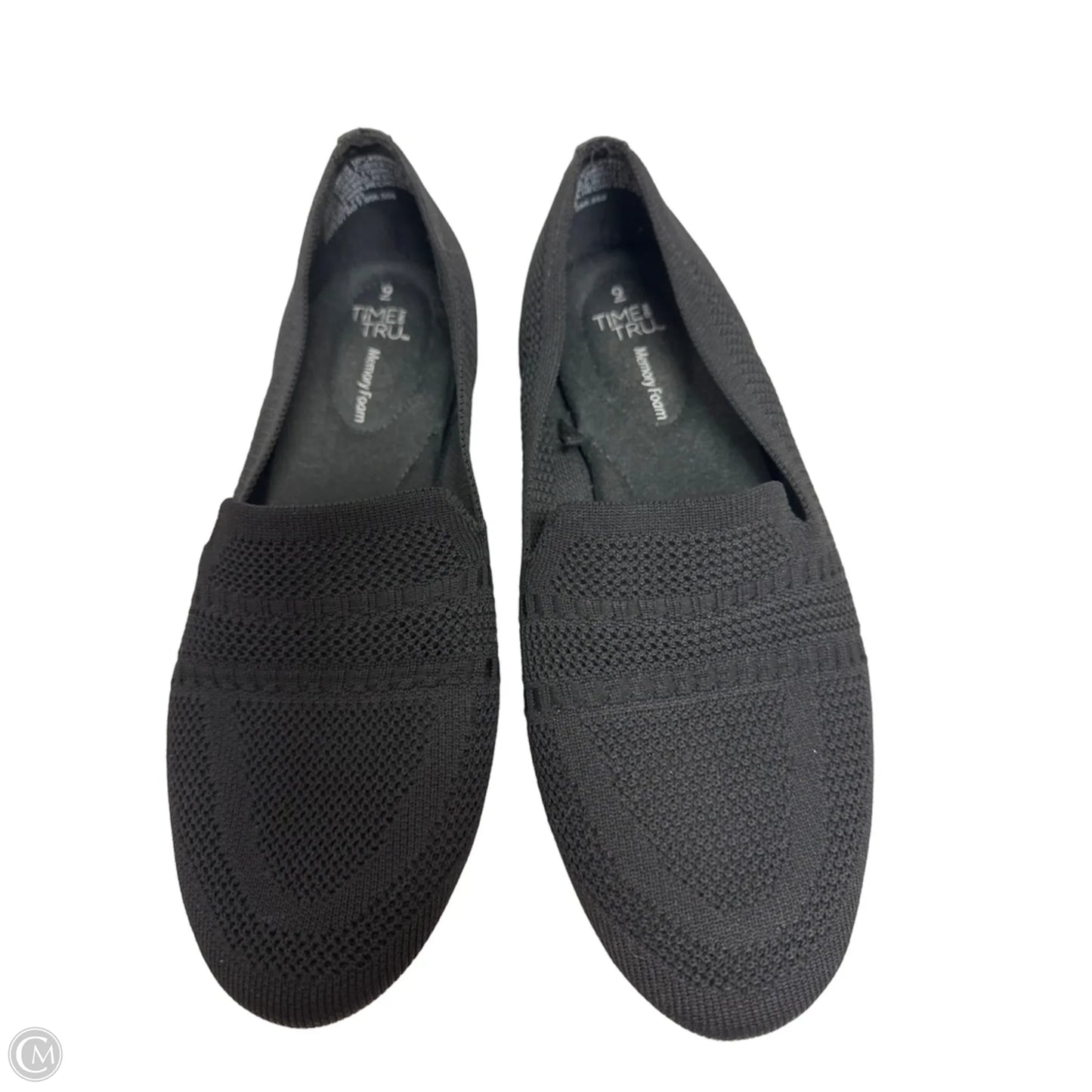 Shoes Flats By Time And Tru In Black, Size: 9