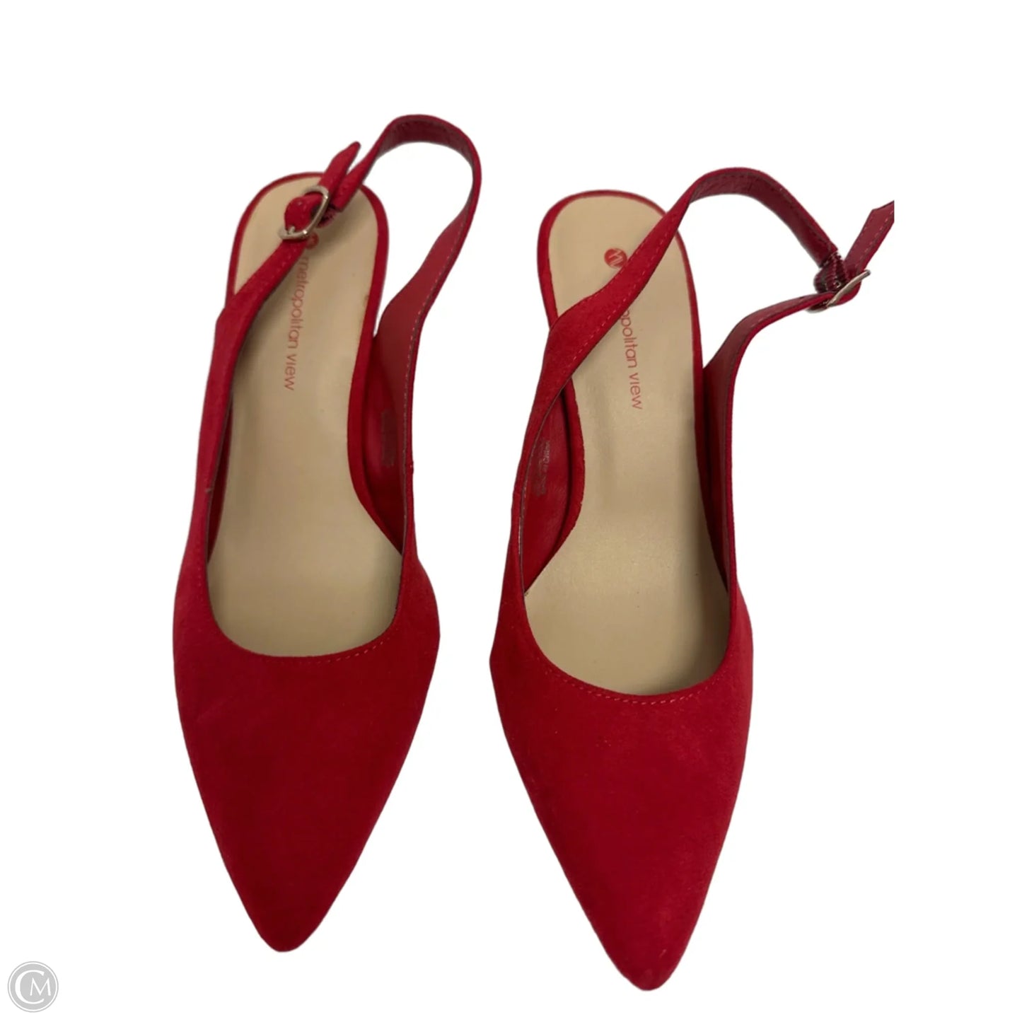 Shoes Heels Stiletto By Metropolitan In Red, Size: 7