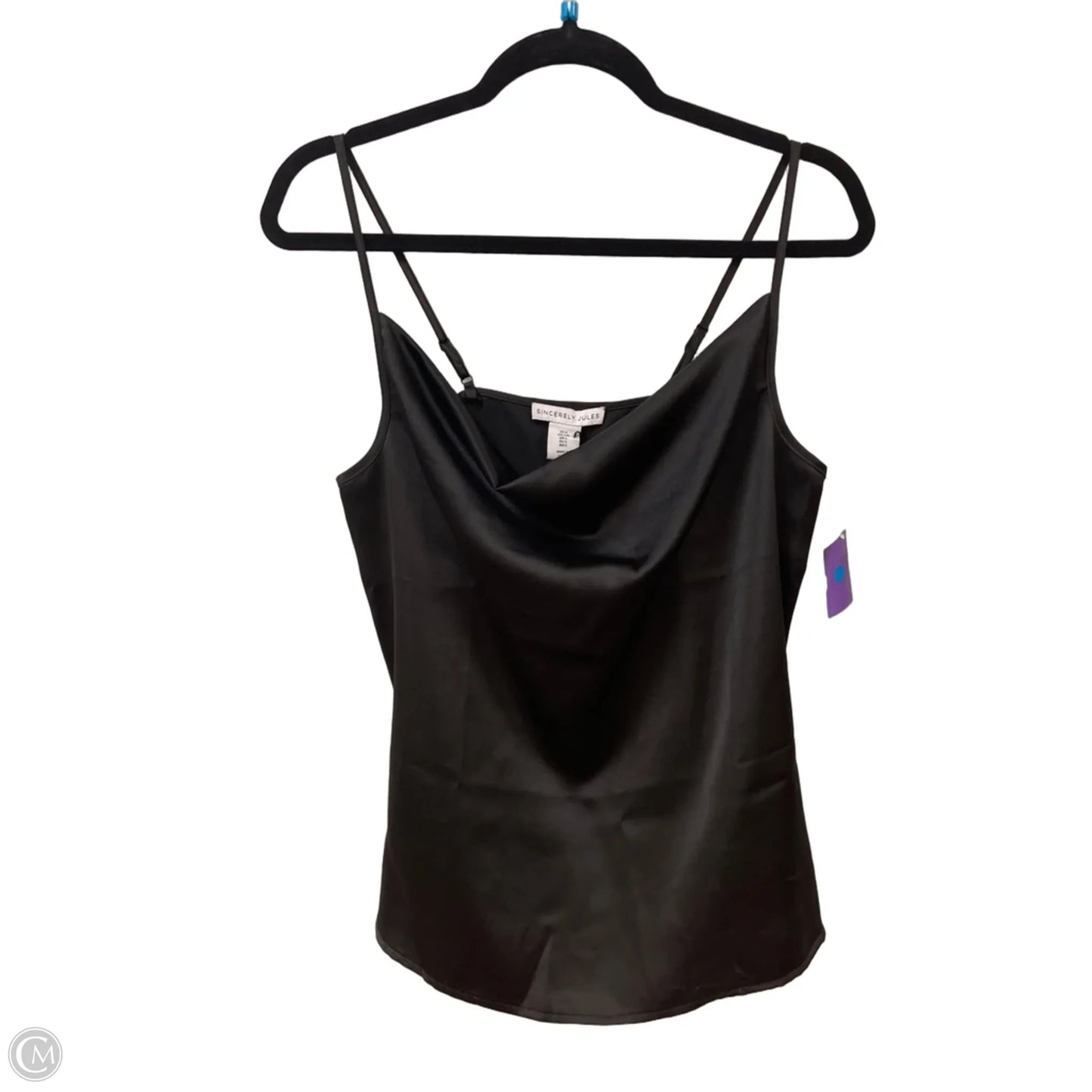 Top Sleeveless By Sincerely Jules In Black, Size: L