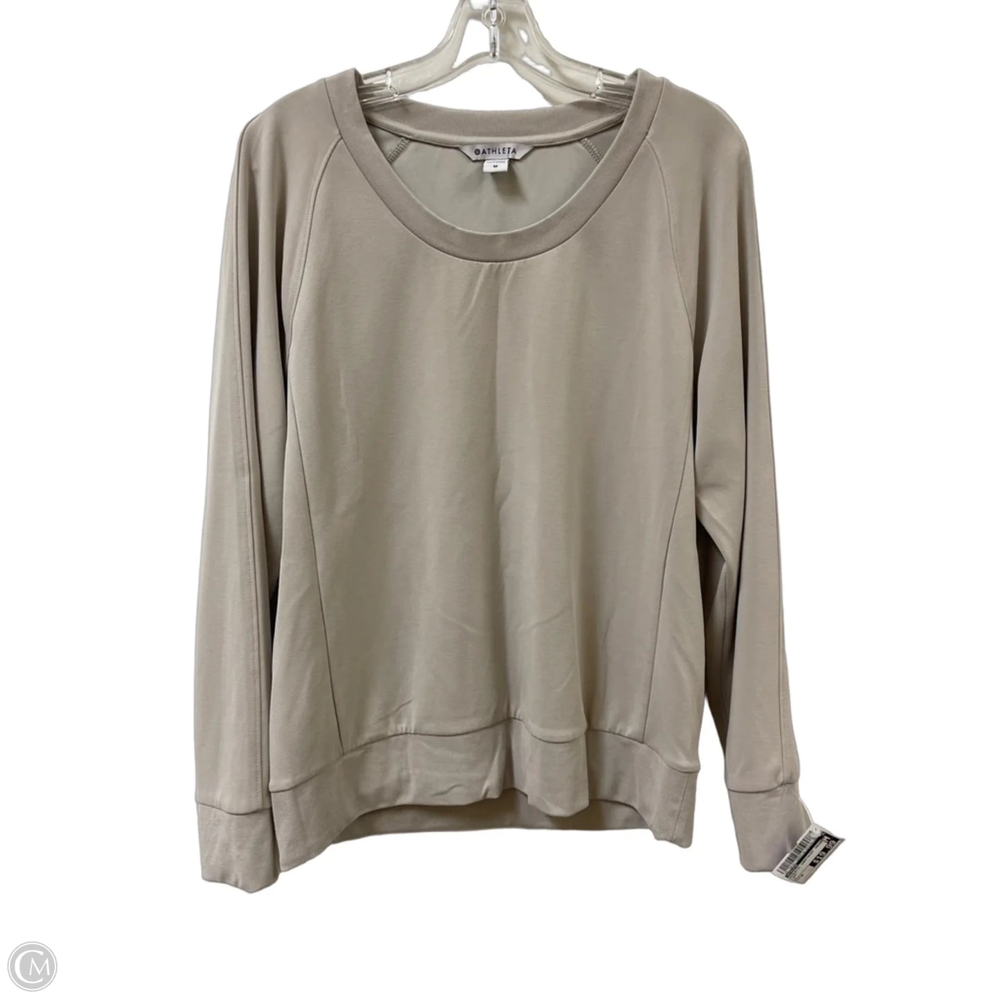Athletic Sweatshirt Crewneck By Athleta In Grey, Size: M