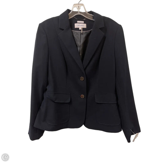Blazer By Calvin Klein In Navy, Size: L