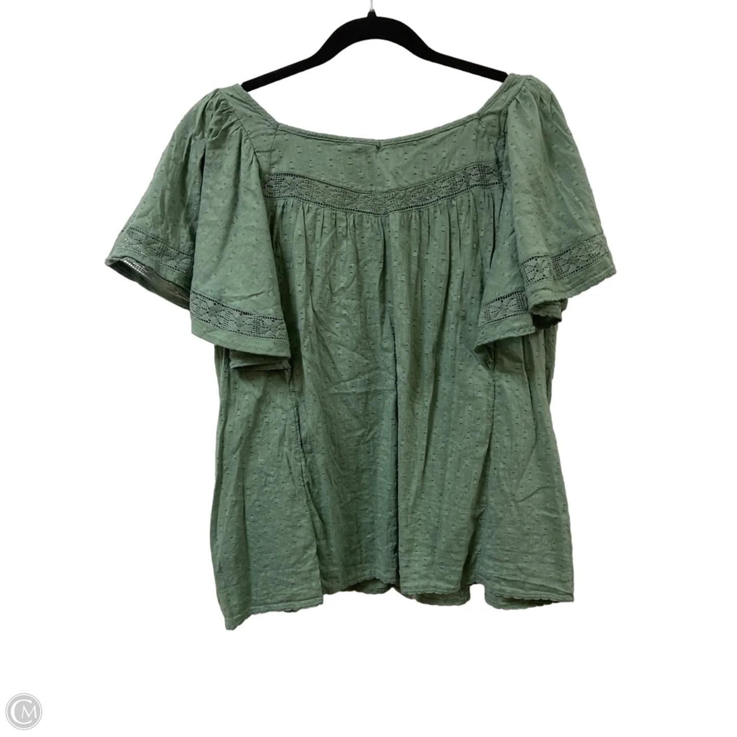 Top Short Sleeve By Old Navy In Green, Size: Xl