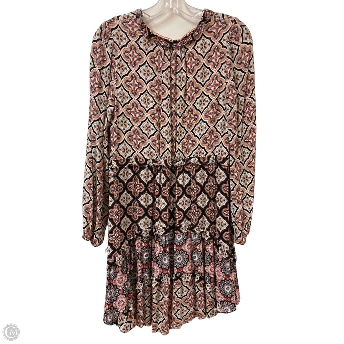 Dress Casual Midi By Anthropologie In Orange, Size: S