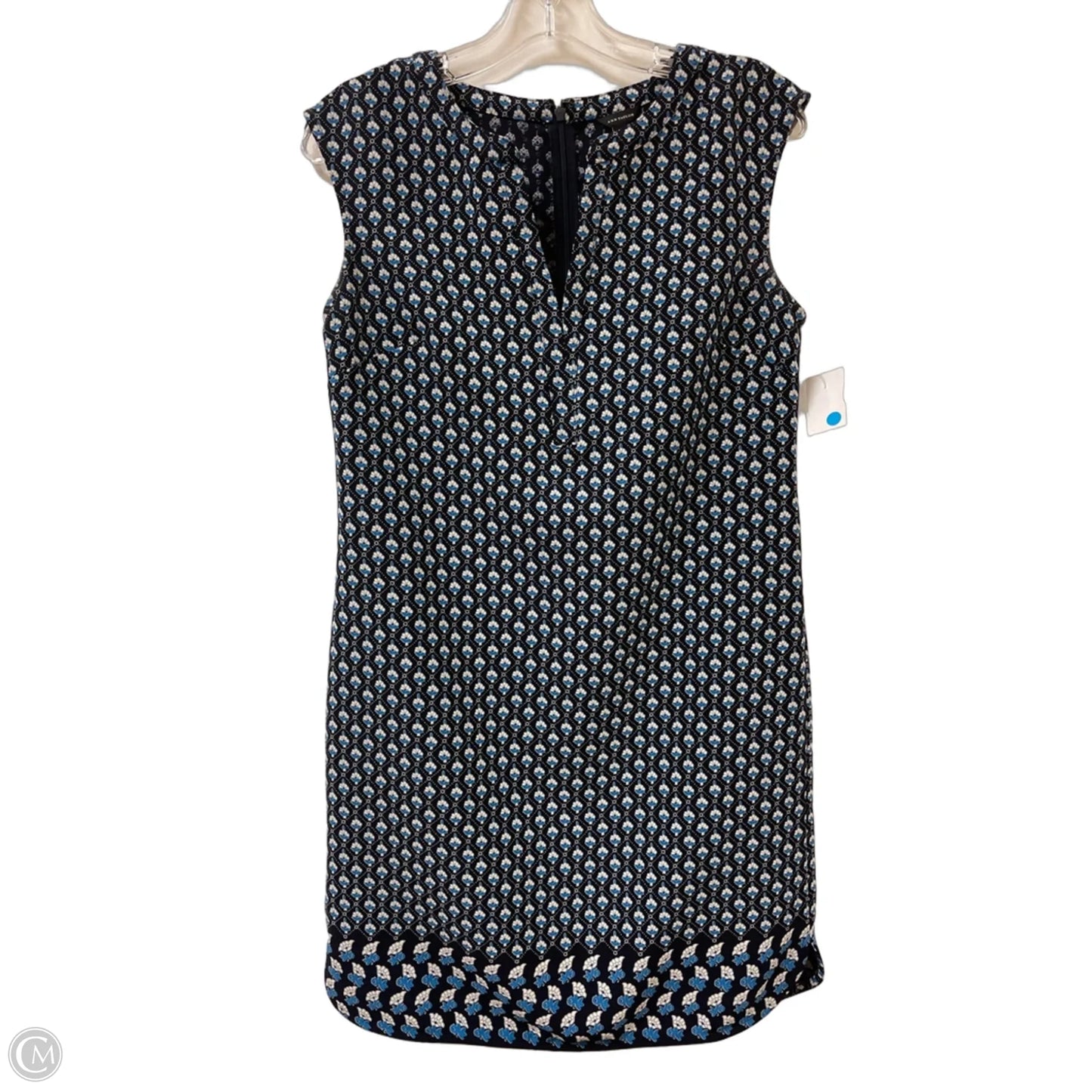 Dress Casual Midi By Ann Taylor In Blue, Size: S
