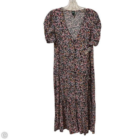 Dress Casual Midi By Wild Fable In Floral Print, Size: S