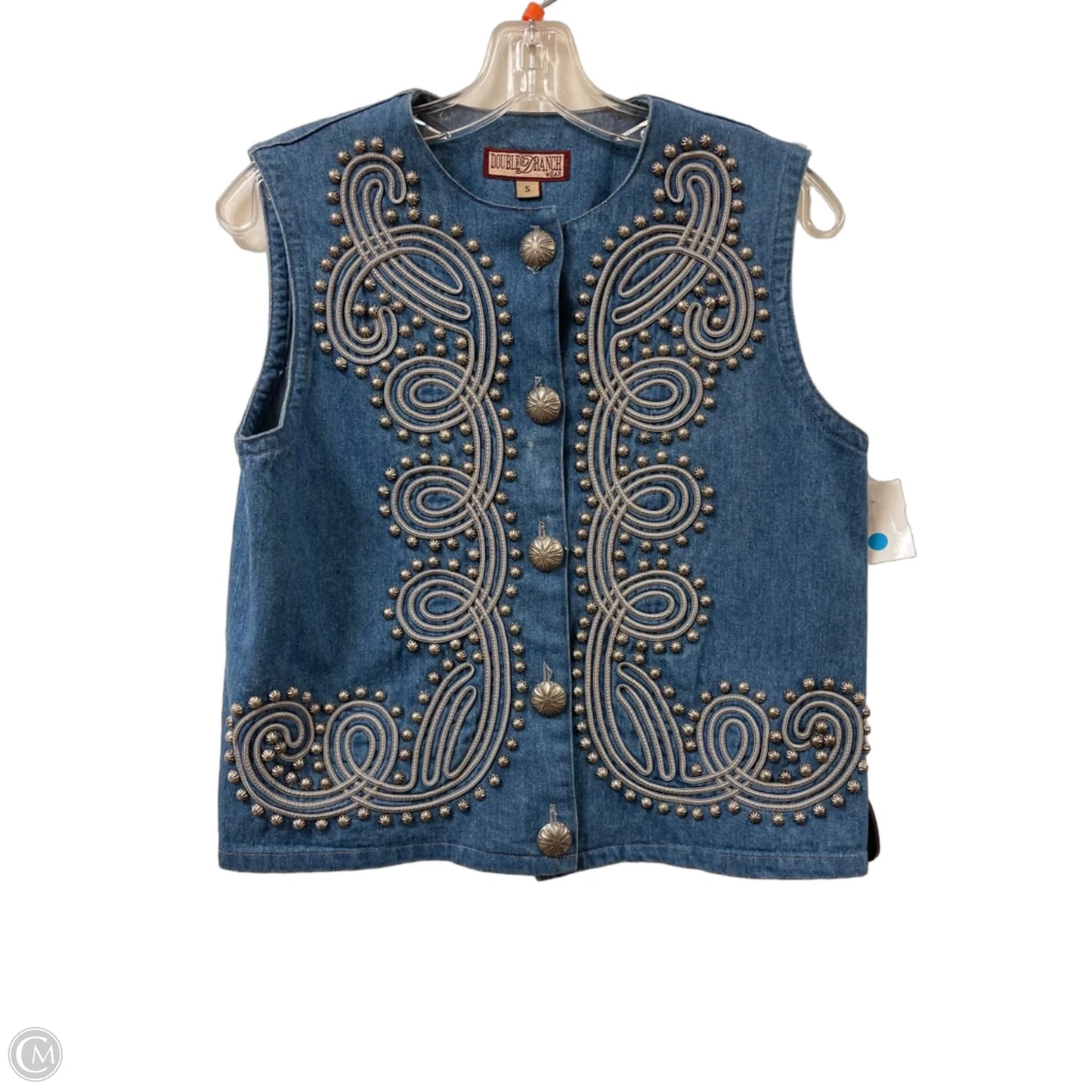 Vest Other By Double D Ranch In Blue Denim, Size: S