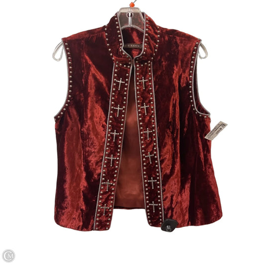 Vest Other By Double D Ranch In Red, Size: M