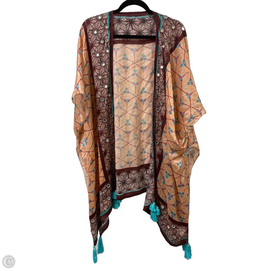 Kimono By Clothes Mentor In Multi-colored, Size: Osfm