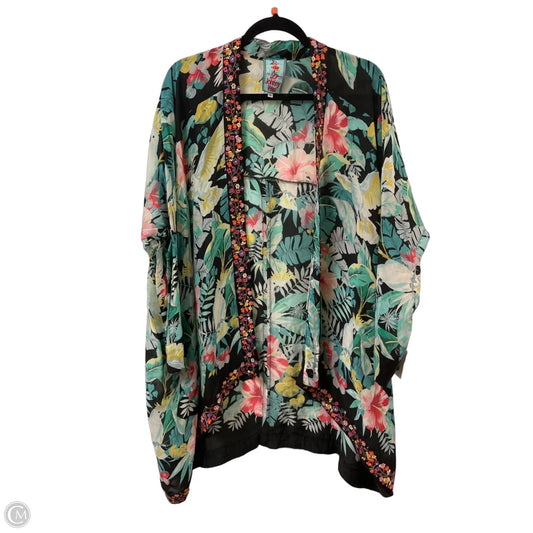 Kimono Designer By Johnny Was In Green, Size: M