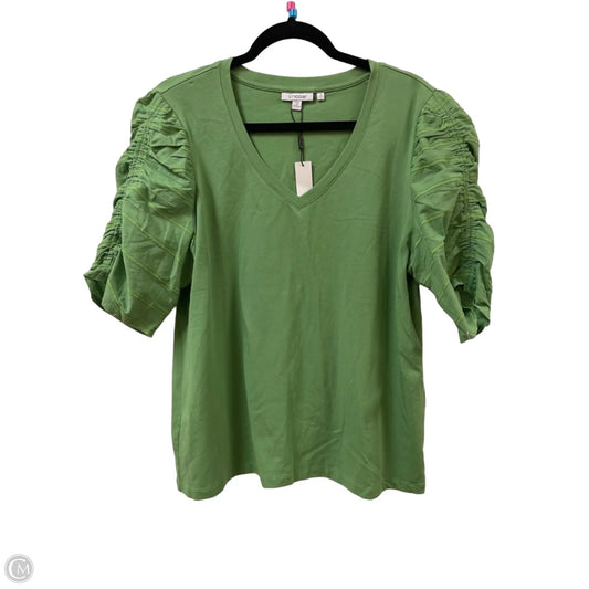 Top Short Sleeve By Chicos In Green, Size: L