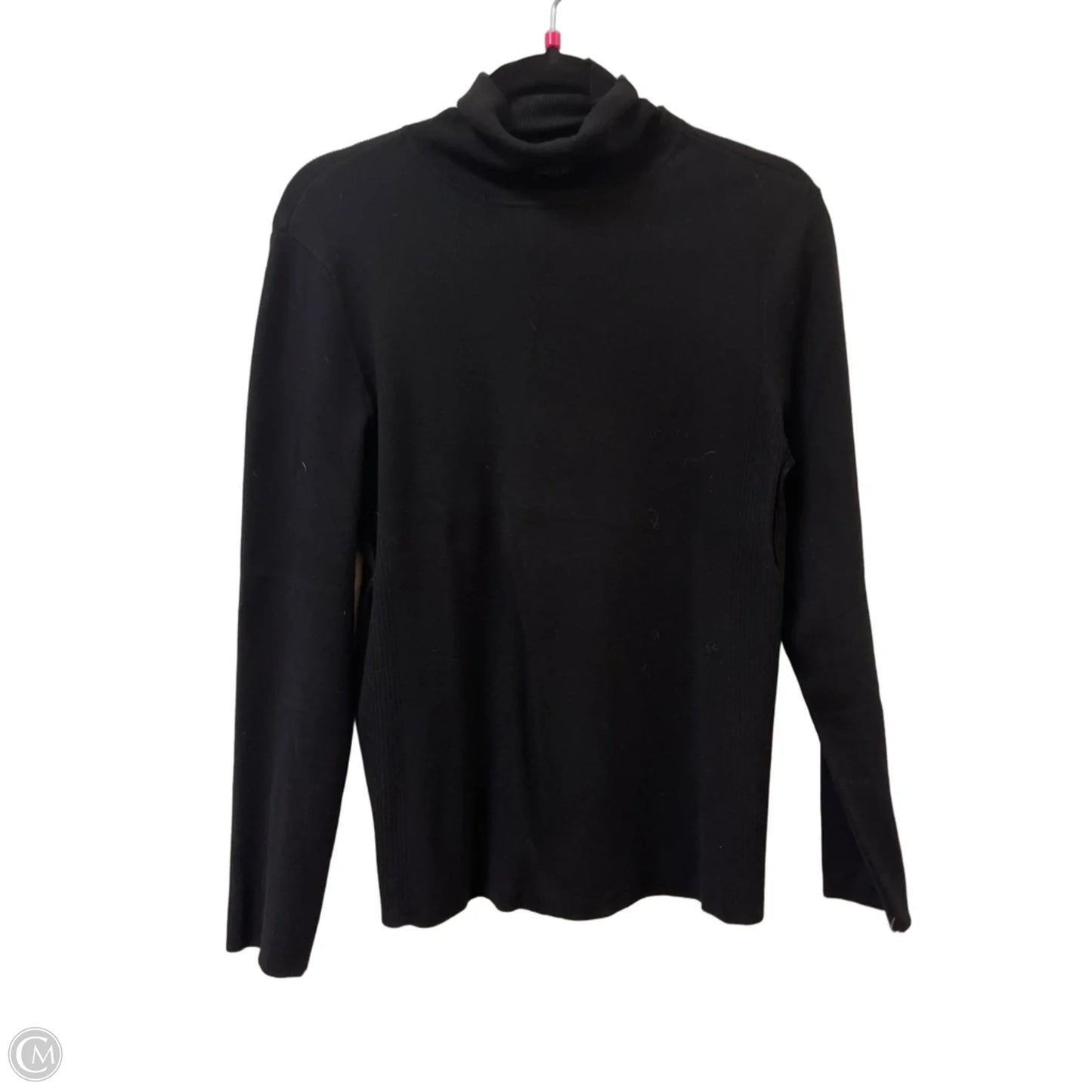 Sweater By Chicos In Black, Size: L