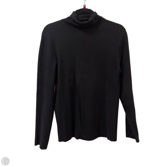 Sweater By Chicos In Black, Size: L