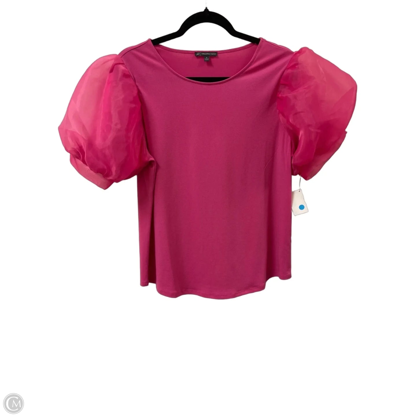 Top Short Sleeve By Adrianna Papell In Pink, Size: M