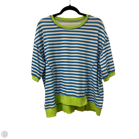 Top Short Sleeve By Clothes Mentor In Blue, Size: M