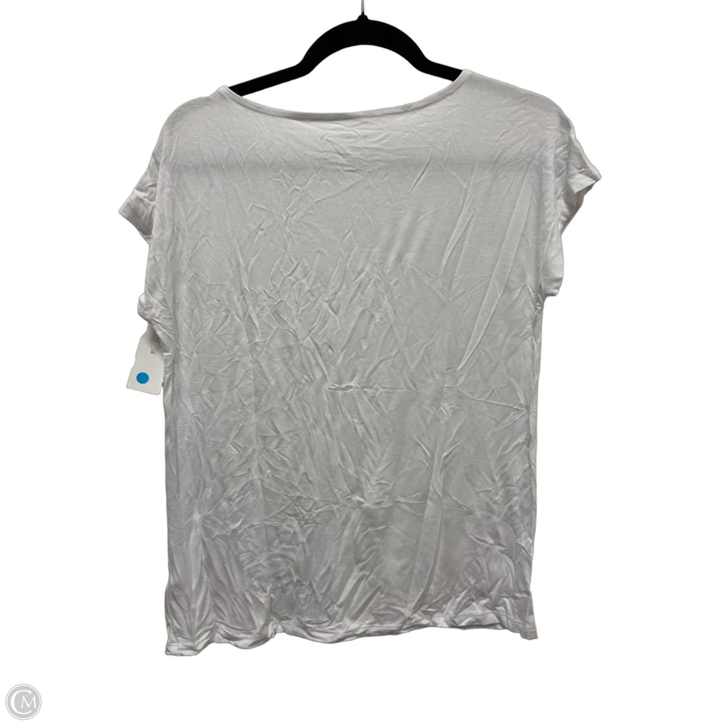 Top Short Sleeve By Tahari In White, Size: M