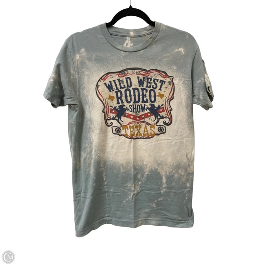 Top Short Sleeve By Clothes Mentor In Blue, Size: M