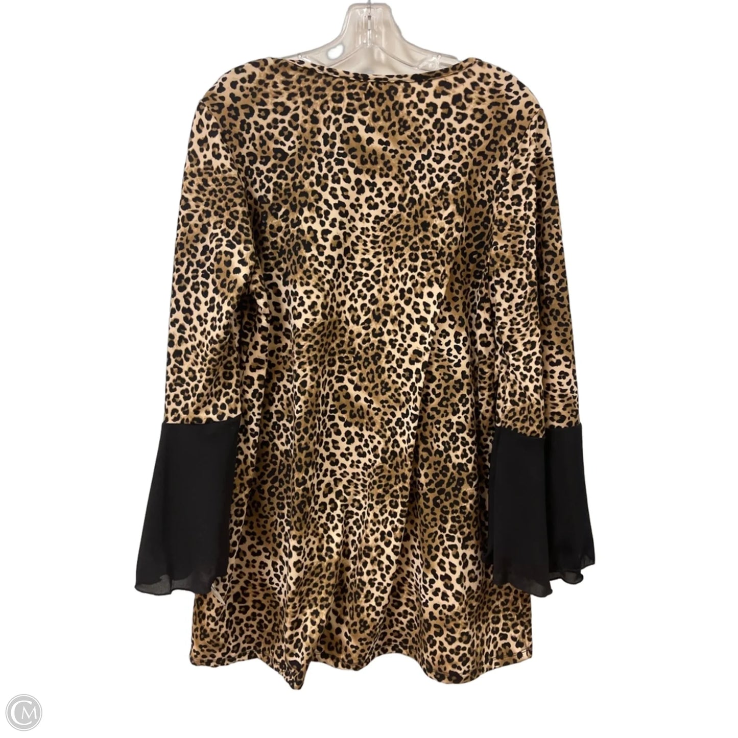 Top Long Sleeve By Clothes Mentor In Animal Print, Size: 3x