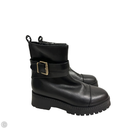 Boots Ankle Heels By Crown Vintage In Black, Size: 7.5