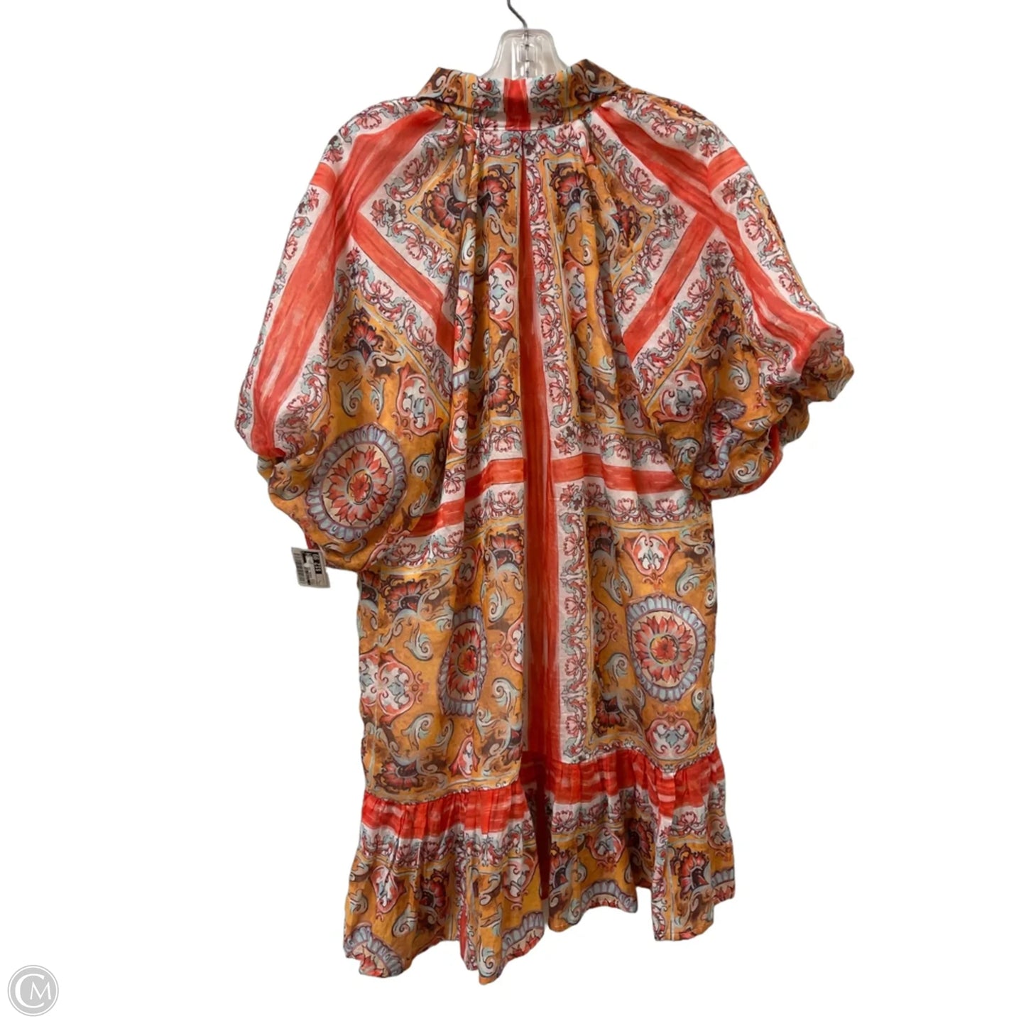 Dress Casual Midi By Clothes Mentor In Orange, Size: L