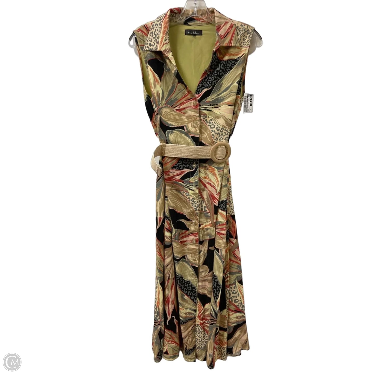 Dress Casual Maxi By Nicole By Nicole Miller In Green, Size: M