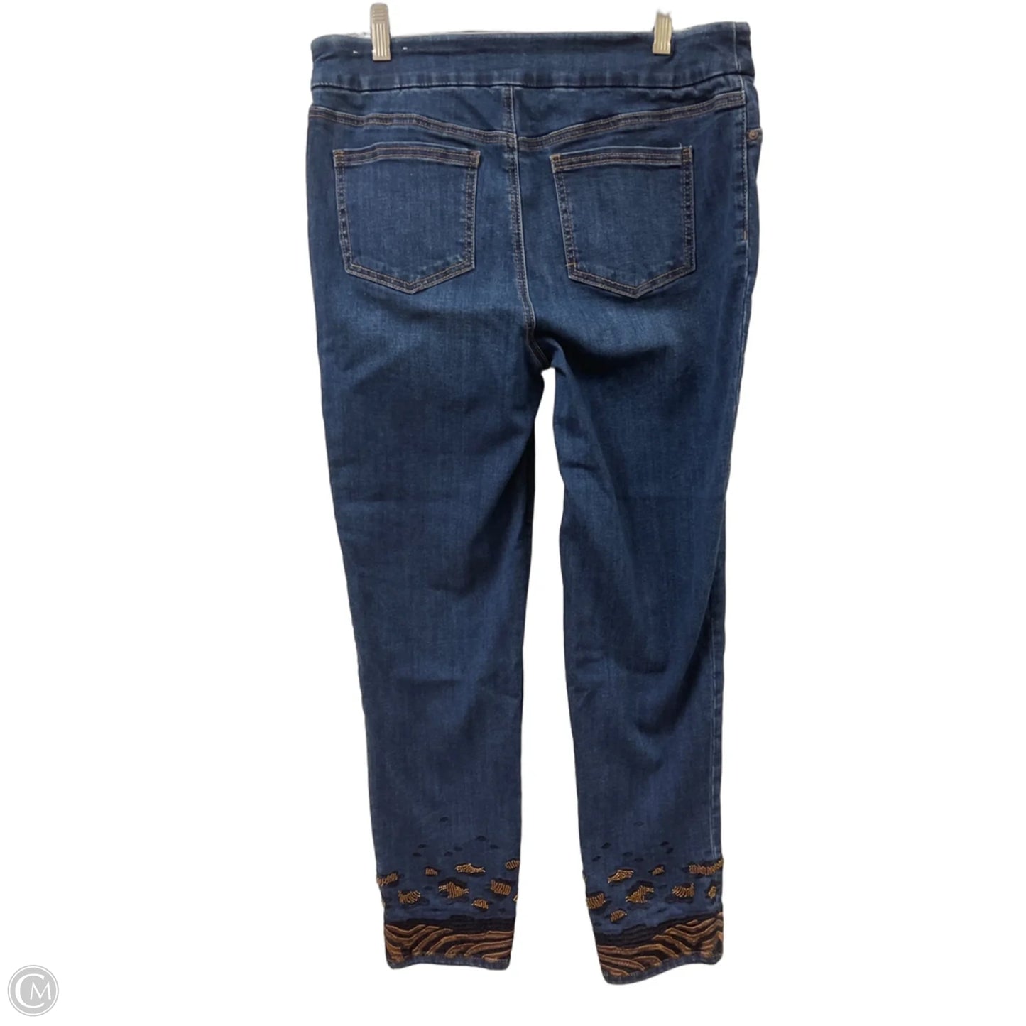 Pants Leggings By Chicos In Blue Denim, Size: 10