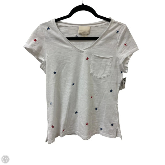 Top Short Sleeve By Cynthia Rowley In White, Size: S