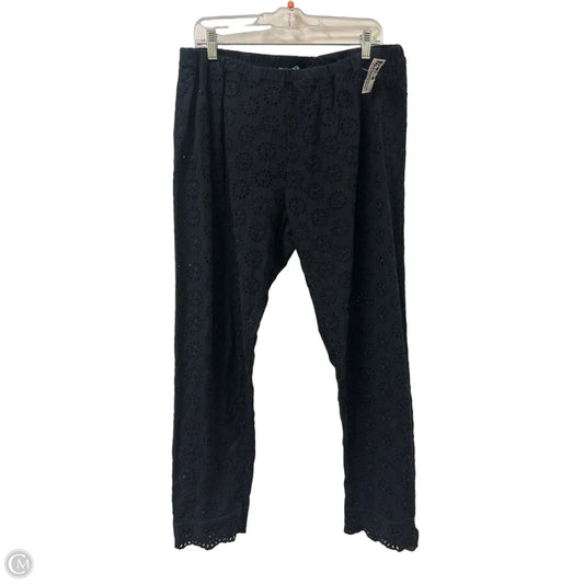 Pants Designer By Johnny Was In Black, Size: 18