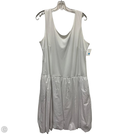 Dress Casual Midi By Ashley Stewart In White, Size: 2x